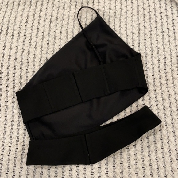 MICHELLE MASON Asymmetrical one shoulder bandeau top size 2 sold out!! - Picture 3 of 9